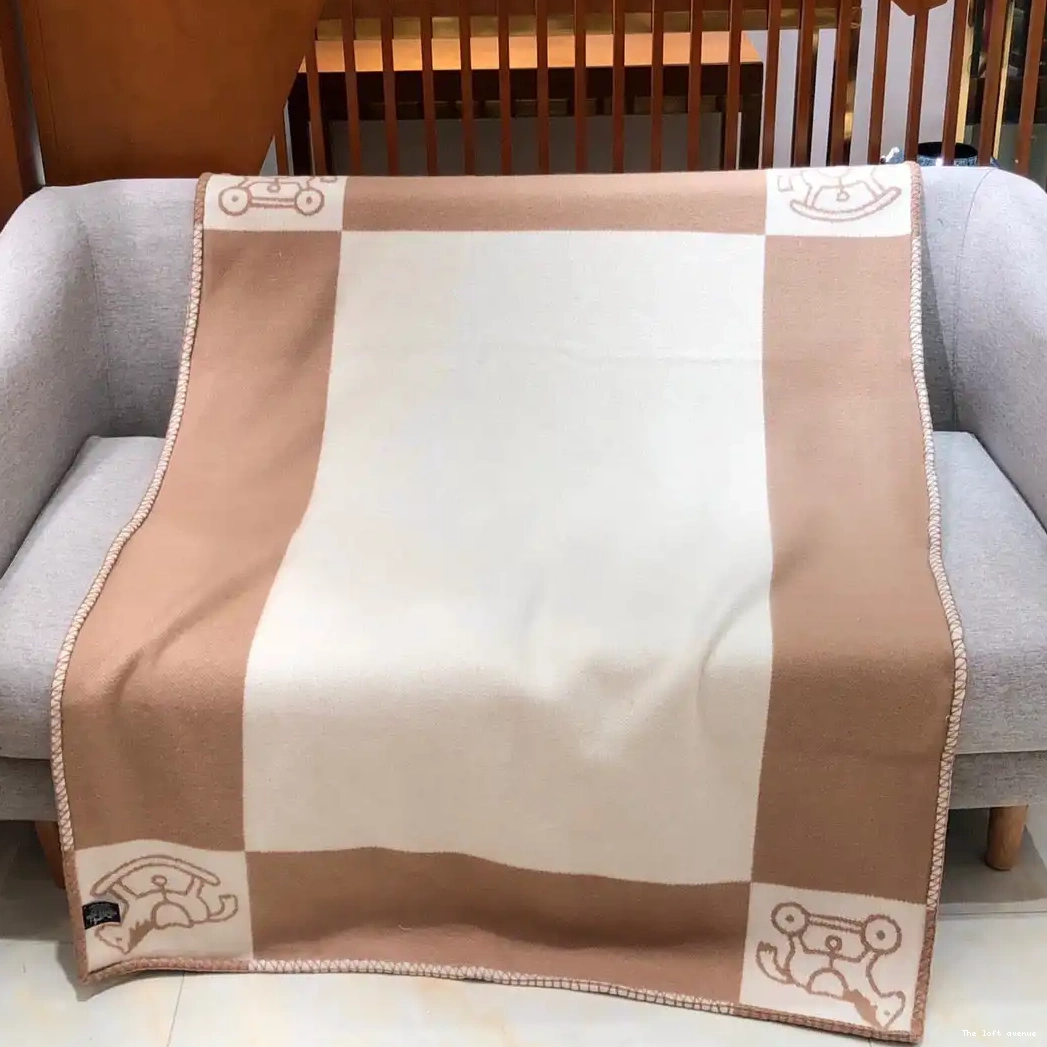 BLANKET WOOL THROW BABY AVALON ADADA HERMES 0512
